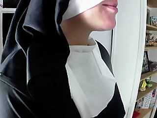 A scorching nun deepthroats my whacking heavy..